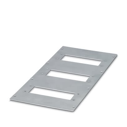 Phoenix Contact MD Series Stainless Steel Front Plate, Panel for Use with CES B24 Sealing Frames, 338 x 168 x 2mm [1415242]; 269-211