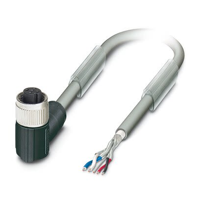 Phoenix Contact SAC Bus Cable, 5 Cores, 1 x 0.34 mm², 2 x 0.25 mm², 2 x 0.34 mm², Bus, Screened, 10m, Silver Grey [1419036]; 270-208