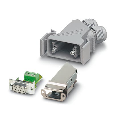 Phoenix Contact VS 9 Way Angled Cable Mount D-sub Connector Socket, with Screw [1689307]; 270-260