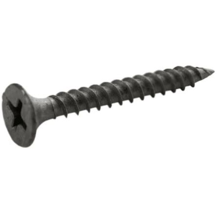 RS PRO Black Oxide Steel Phillips Head Self Tapping Screw, 3in Long 76.2mm Long [0]; 270-676