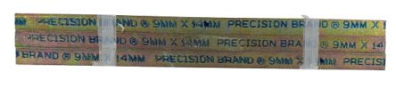 Precision Brand Steel Rectangular Bar, 14mm W, 9mm H, 300mm L [80-605-050]; 271-620