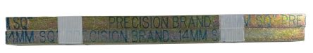 Precision Brand Steel Rectangular Bar, 14mm W, 14mm H, 300mm L [80-604-045]; 271-640
