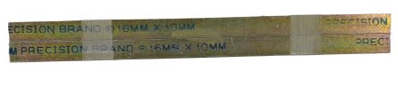 Precision Brand Steel Rectangular Bar, 16mm W, 10mm H, 300mm L [80-605-065]; 271-646