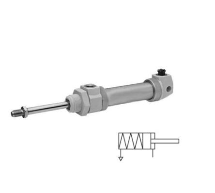 EMERSON ? AVENTICS Roundline Cylinder - 1326220020, 20mm Bore, 25mm Stroke, ICM Series, Single Acting [1326220020]; 272-259
