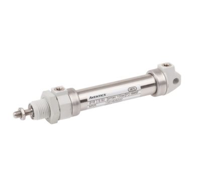 EMERSON ? AVENTICS Roundline Cylinder - 1333202000, 32mm Bore, 25mm Stroke, ICM Series, Double Acting [1333202000]; 273-256