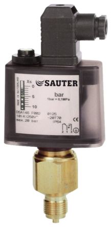 SAUTER REGULATION Pressure Sensor, 24V, IP65 12bar [DSA140F002]; 274-048