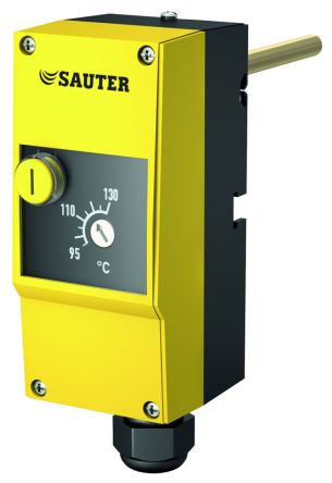 SAUTER REGULATION Capillary Thermostat, Opens at 70°C, Closes at 130°C, SPDT, Automatic Reset [TUC207F003]; 274-060