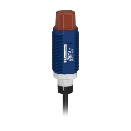 Telemecanique Sensors Through Beam Photoelectric Sensor, Cylindrical Sensor, 17 m Detection Range [XUB2AKXWL2T]; 274-164