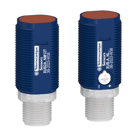 Telemecanique Sensors Through Beam Photoelectric Sensor, Cylindrical Sensor, 15 m Detection Range IO-LINK [XUB2APYNM12]; 274-165