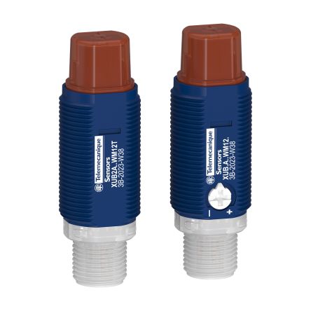 Telemecanique Sensors Through Beam Photoelectric Sensor, Cylindrical Sensor, 12 m Detection Range IO-LINK [XUB2APYWM12]; 274-170
