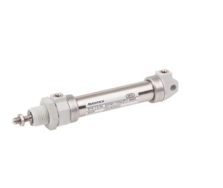 EMERSON ? AVENTICS Roundline Cylinder - 1331602000, 16mm Bore, 25mm Stroke, ICM Series, Double Acting [1331602000]; 274-411