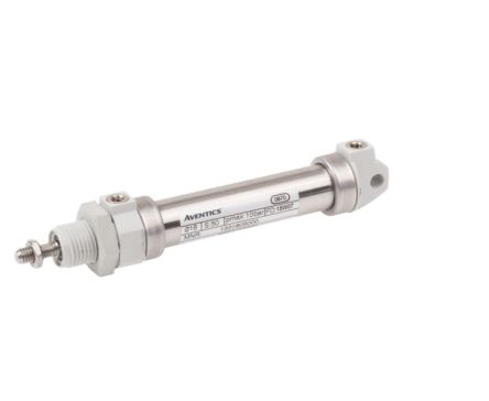 EMERSON ? AVENTICS Roundline Cylinder - 1332001000, 20mm Bore, 12mm Stroke, ICM Series, Double Acting [1332001000]; 274-417