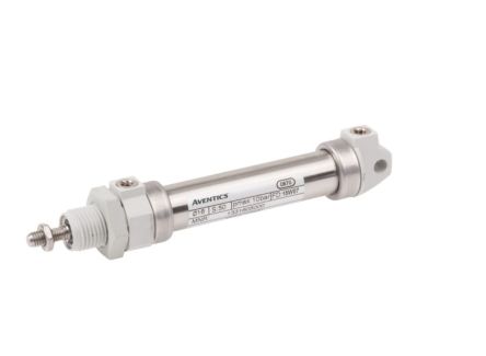 EMERSON ? AVENTICS Roundline Cylinder - 1332502000, 25mm Bore, 25mm Stroke, ICM Series, Double Acting [1332502000]; 274-427