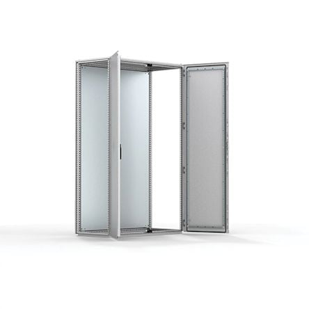nVent HOFFMAN MCD Series Mild Steel Double-Door-Door Floor Standing Enclosure, Double Door Door, IP55, 2000 x 1000 x [MCD20106R5]; 275-363