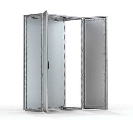 nVent HOFFMAN MCDS Series 304 Stainless Steel Double-Door-Door Floor Standing Enclosure, Double Door Door, IP55, 1800 x [MCDS18125]; 275-381