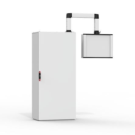 nVent HOFFMAN OICE Series Aluminium, Steel Single-Door-Door Floor Standing Enclosure, Opaque Door, IP55, 500 x 600 x [OICE506021]; 275-426
