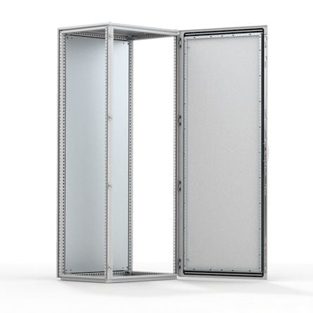 nVent HOFFMAN MCS Series Mild Steel Single-Door-Door Floor Standing Enclosure, Opaque Door, IP55, 2000 x 800 x 600mm [MCS20086R5]; 275-495