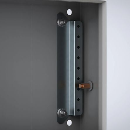nVent HOFFMAN BPP Series Mild Steel Bottom Profile, 35mm W, 600mm H, 13mm D, 13mm L For Use With DIN Rail [BPP60]; 275-519