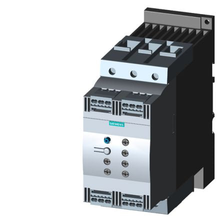 Siemens SIRIUS Soft Starter, , 55 kW, 400 → 600 V ac, 3 Phase, IP20 [3RW4046-2TB05]; 275-802