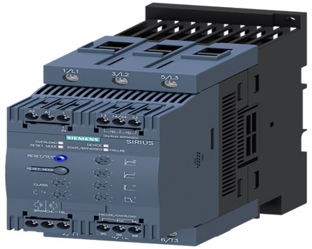 Siemens SIRIUS Soft Starter, , 75 kW, 400 → 600 V ac, 3 Phase, IP20 [3RW4047-1BB05]; 275-832