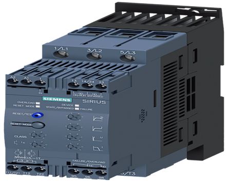 Siemens SIRIUS Soft Starter, , 30 kW, 200 → 480 V ac, 3 Phase, IP20 [3RW4037-1TB04]; 275-919