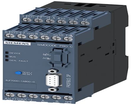 Siemens 3UF7000 Series Base Unit, Digital, 110 → 240 V [3UF7000-1AU00-0AX0]; 275-950
