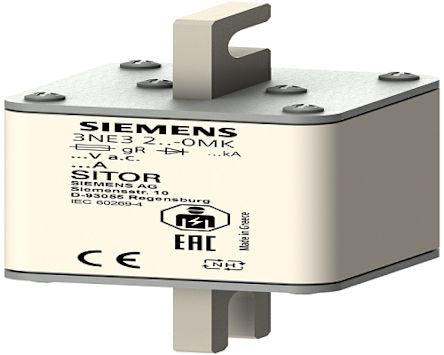 Siemens size NH1 Square Body Fuse, aR, 1kV [3NE3218]; 275-985
