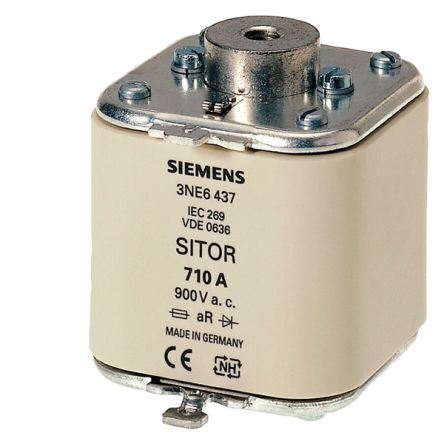 Siemens size NH3 Square Body Fuse, aR, 1kV [3NE3635-6]; 275-987