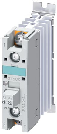 Siemens SIRIUS SIRIUS Contactor, 110 → 230 V Coil, 1-Pole, 10.5 A, 1NO, 600 V [3RF2310-3AA24]; 275-994