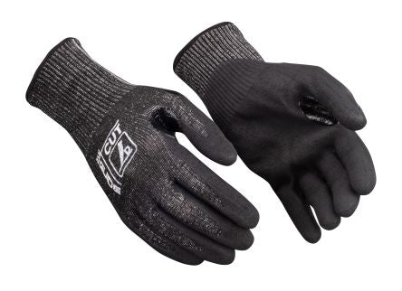 GUIDE GLOVES GUIDE 313 Black, Grey Elasthane, Glass Fibre, HPPE, Nitrile, Steel Fibres Mechanical Protection Work [GUIDE 313 T7]; 276-335