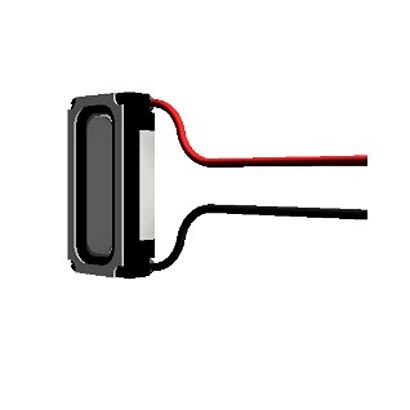 PUI Audio 0.3W Miniature Speaker, 100mm Lead Length, 12 x 5.5 x 3mm [AS01208MS-SP12-WP-LW100-R]; 276-739