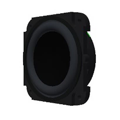 PUI Audio 3W Miniature Speaker 28mm Dia. , 32.7 x 32.7 x 16.5mm [AS03204MS-3-R]; 276-748