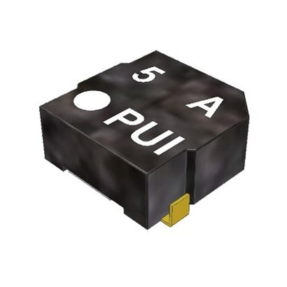 PUI Audio 78dB(A) SMD External Magnetic Transducer, 5 x 5 x 2mm, 2V Min, 4V Max [SMT-0540-S-R]; 276-779