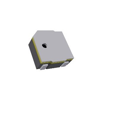 PUI Audio 80dB(A) SMD External Magnetic Transducer, 5 x 5 x 2mm, 2V Min, 5V Max [SMT-0540-T-9-R]; 276-784