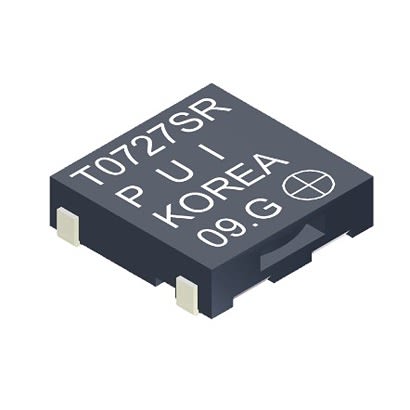 PUI Audio 85dB(A) SMD External Magnetic Transducer, 7.5 x 7.5 x 2mm, 2V Min, 5V Max [SMT-0727-S-R]; 276-785