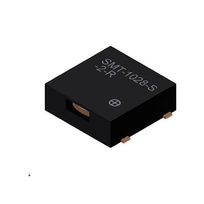 PUI Audio 93dB(A) SMD External Magnetic Transducer, 10.8 x 10 x 3.5mm, 3V Min, 4.5V Max [SMT-1028-S-2-R]; 276-791