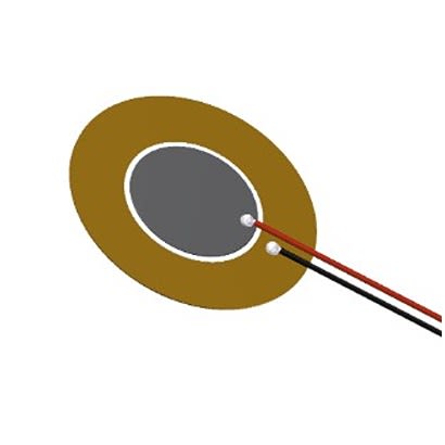 PUI Audio Lead Wire Piezo Buzzer, 15 x 15 x 0.18mm, 30V Max [AB1541B-LW100-R]; 276-801