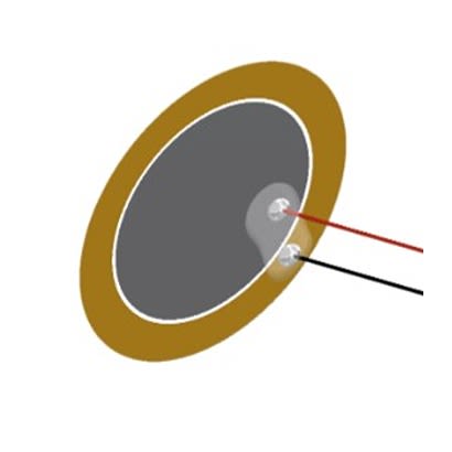 PUI Audio Lead Wire Piezo Buzzer, 20 x 20 x 0.1mm, 30V Max [AB2025B-LW100-R]; 276-802