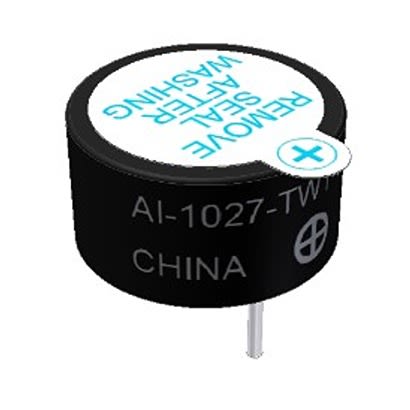 PUI Audio 80dB(A) Through Hole Continuous Internal Magnetic Buzzer Component, 9.5 x 9.5 x 9.5mm, 2V dc Min, 5V dc Max [AI-1027-TWT-3V-R]; 276-805