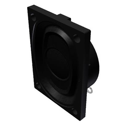PUI Audio 3W Miniature Speaker, 40 x 28.5 x 11.7mm [AS04004PO-2-R]; 276-817