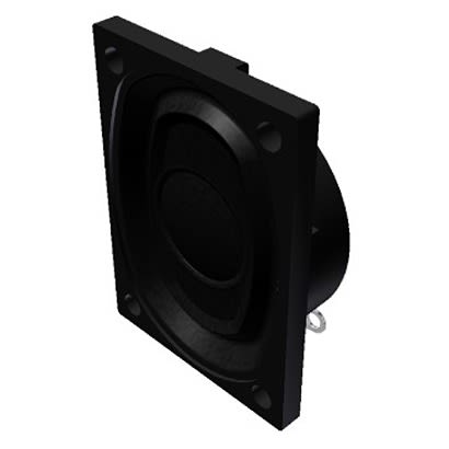 PUI Audio 3W Miniature Speaker, 40 x 28.5 x 11.7mm [AS04004PO-2-WR-R]; 276-818
