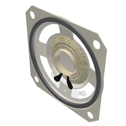 PUI Audio 1.5W Miniature Speaker 50.5mm Dia. , 50.5 x 50.5 x 12mm [AS05008MS-R]; 276-824
