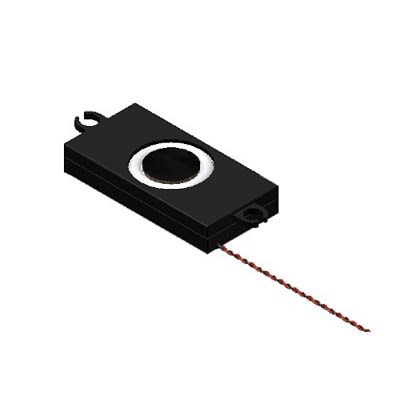 PUI Audio 3W Miniature Speaker, 150mm Lead Length, 60 x 30 x 10.3mm [ASE06008MR-LW150-R]; 276-836