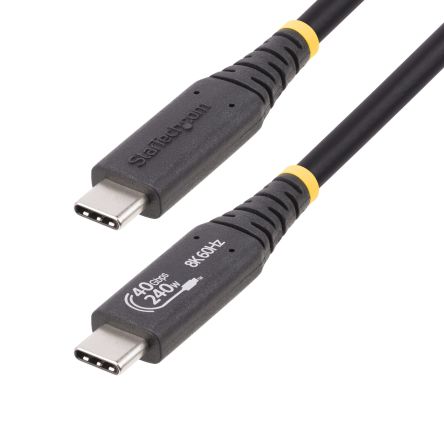 StarTech.com USB 3.2 USB C to USB C, 1.6ft [50C-40G-USB4-CABLE]; 277-290