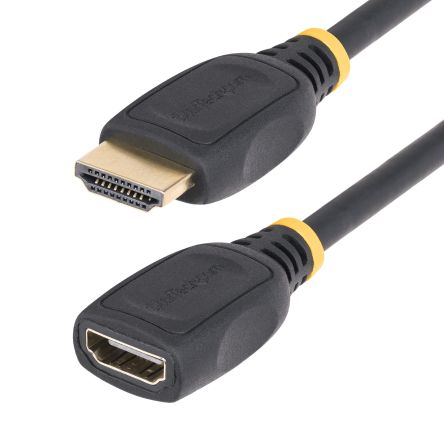 StarTech.comHD2MF 2.0, 1m Male HDMI to Female HDMI High Speed 4K [HD2MF3FL]; 277-309