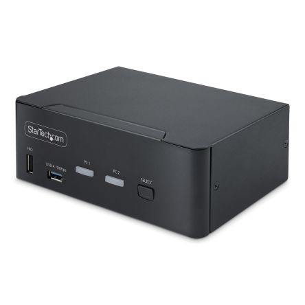 StarTech.com 2 Port Dual Monitor USB DisplayPort KVM Switch, Stereo 8K Maximum Resolution [P2CDD143-KVM-SWITCH]; 277-321
