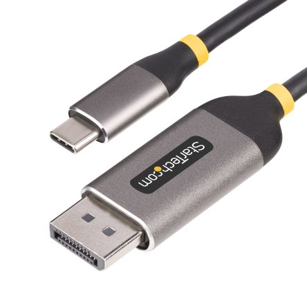 StarTech.com USB C to DisplayPort Adapter Cable, USB C, - 7680 x 4320 @ 60Hz [142-USBC-DP-8K-10F]; 277-359