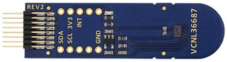 Vishay VCNL36687S Proximity Sensor Proximity Sensor Sensor Board for VCNL36687S Mobile Devices, Smart Phones, Touch [VCNL36687S-SB]; 277-458