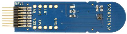 Vishay VCNL36826S Proximity Sensor Proximity Sensor Sensor Board for VCNL36826S Consumer Device, Handheld Device, [VCNL36826S-SB]; 277-460