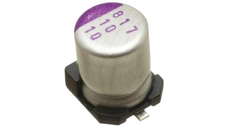 Panasonic 82μF Polymer Aluminium Polymer Capacitor 6.3V dc, Surface Mount - 6SVP82M [6SVP82M]; 277-894